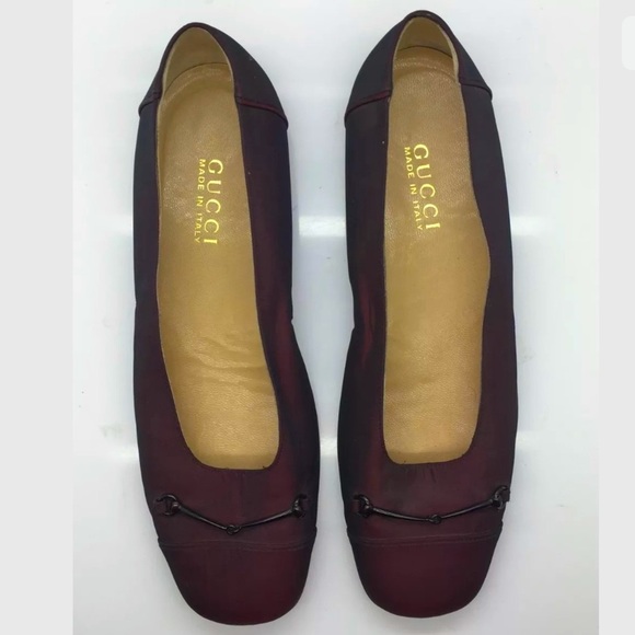GUCCI Equestrian Horse Bit Ballet Flats ITALY 9.5M - Picture 2 of 14